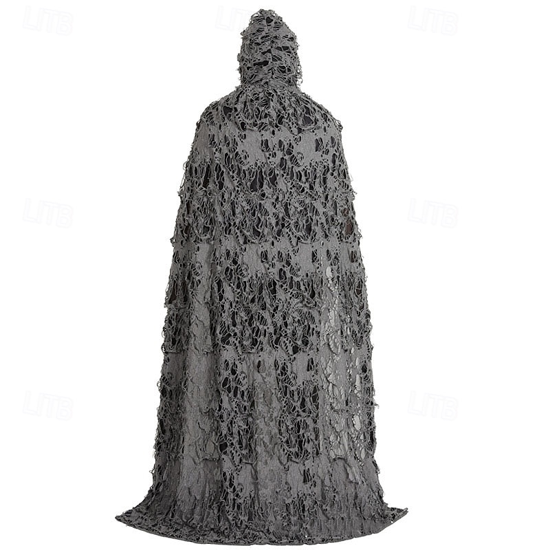 Ghost Grim Reaper Halloween Cape Cloak Horror Scary Costume Kid's Adults' Unisex Halloween Carnival Performance Party Easy Halloween Costumes Dress Up3