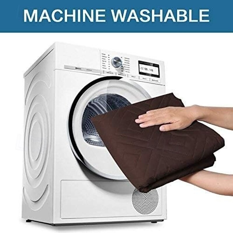 1 Seater Recliner Sofa Cushion Cover, Breathable Waterproof Pet-Friendly Sofa Cover, Simple Solid Color Universal Couch Protector Mat3