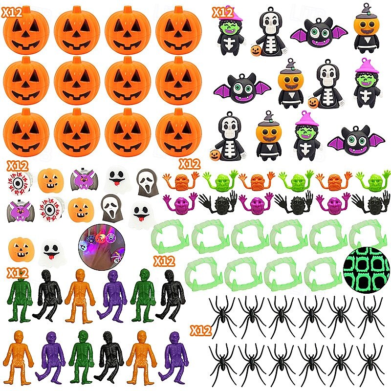 Halloween Party Favorsmulti Pack Prefilled Small Plastic Witch Cauldron Toys in Bulk Halloween Prizes Miniatures for Kids Trick or Treat Toys for Kids Gifts Halloween Goodie Bags Stuffers4