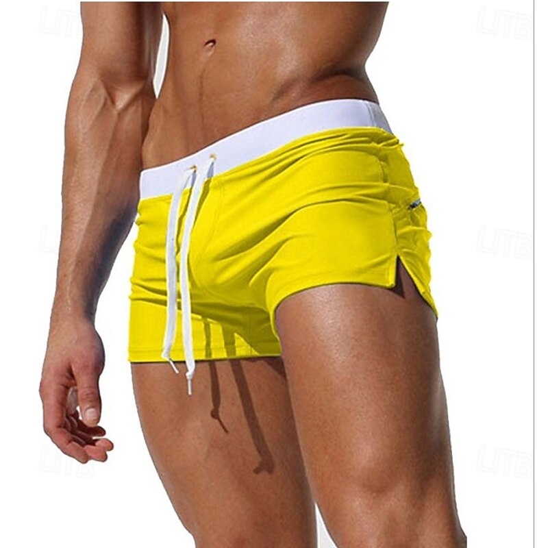Men's Swim Trunks Swim Shorts Board Shorts Pocket with Mesh lining Elastic Waistband Shorts Sports & Outdoor Beach Swimming Pool Fall Quick Dry Lightweight Soft Breathable Beach Slim Fit Sportswear4