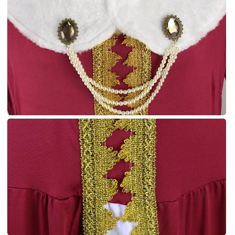 Queen Halloween Cosplay Costume Outfits Couples' Costumes Cosplay Carnival Costume Cosplay Costume Party Adults' Women's Halloween Carnival Easy Halloween Costumes Dress Up4