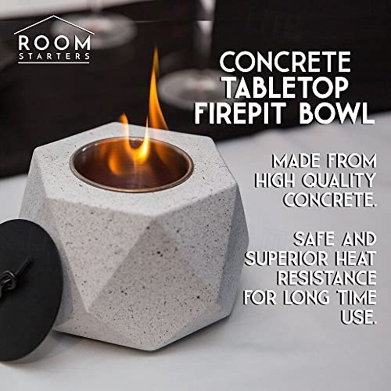 Fire Pit, Patio Balcony Fire Pit with Fire Extinguisher