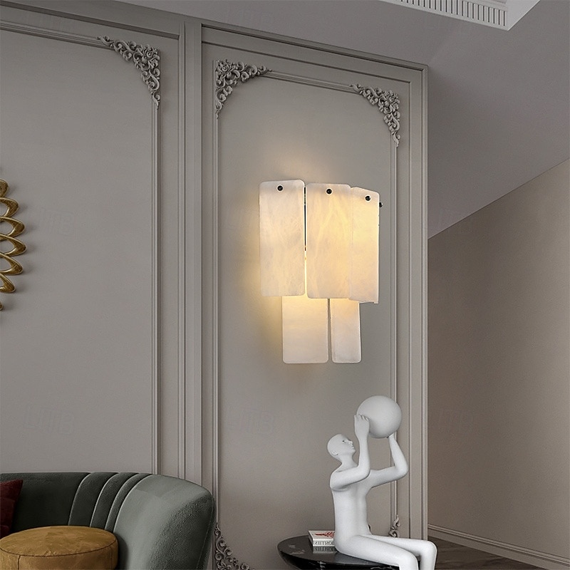 Indoor Wall Light Living Room Bedroom Metal Wall Lights Marble Wall Light Fixtures for Bedroom Bathroom2