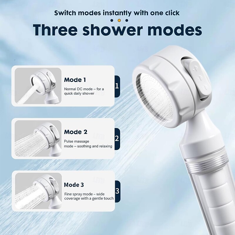 Travel Filter Shower Head Kit-Attached Shower Hose Visible Filtered Shower Head Carbon & shower pipes made of PVC material for Dry skin & Hair Travel RV Bathroom2