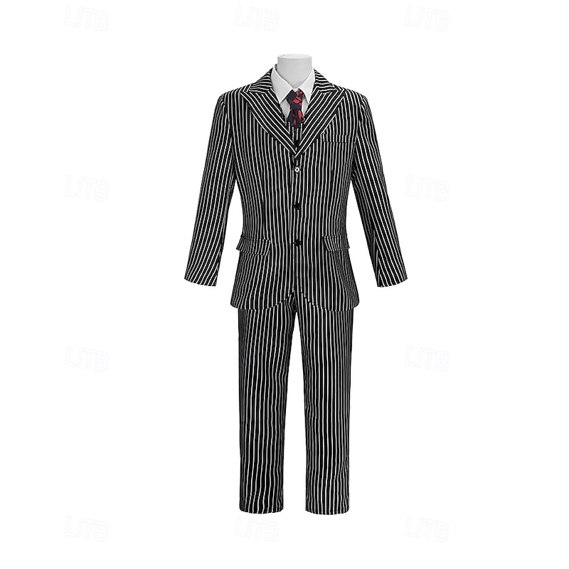 Gothic Horror Dark Academia Coat Blouse / Shirt Pants Gothic Movie Cosplay for Men's Adults Masquerade