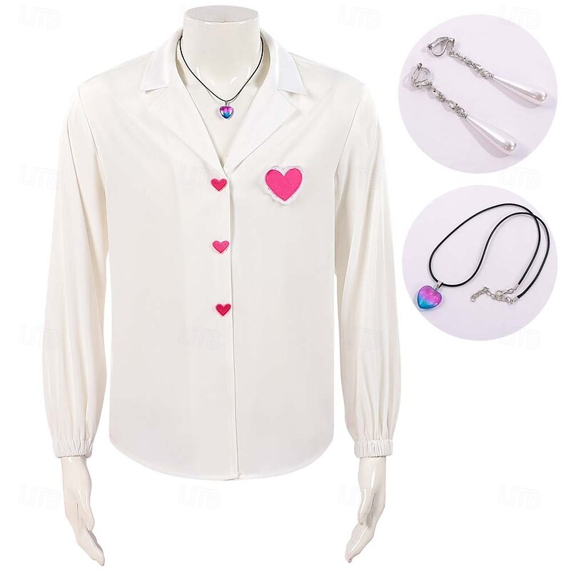 Korean Idol Inspired Idol Blouse / Shirt Cosplay Costume Accessories Set Virtual Idol Movie Cosplay for Men's Women's Adults' Halloween Carnival Performance Comic Con Anime Expo