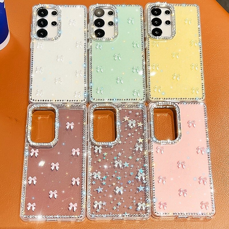 Phone Case For Samsung Galaxy S25 S24 Ultra Plus S23 Ultra A56 A36 A16 A55 5G A35 5G A15 Back Cover Shockproof Butterfly TPU