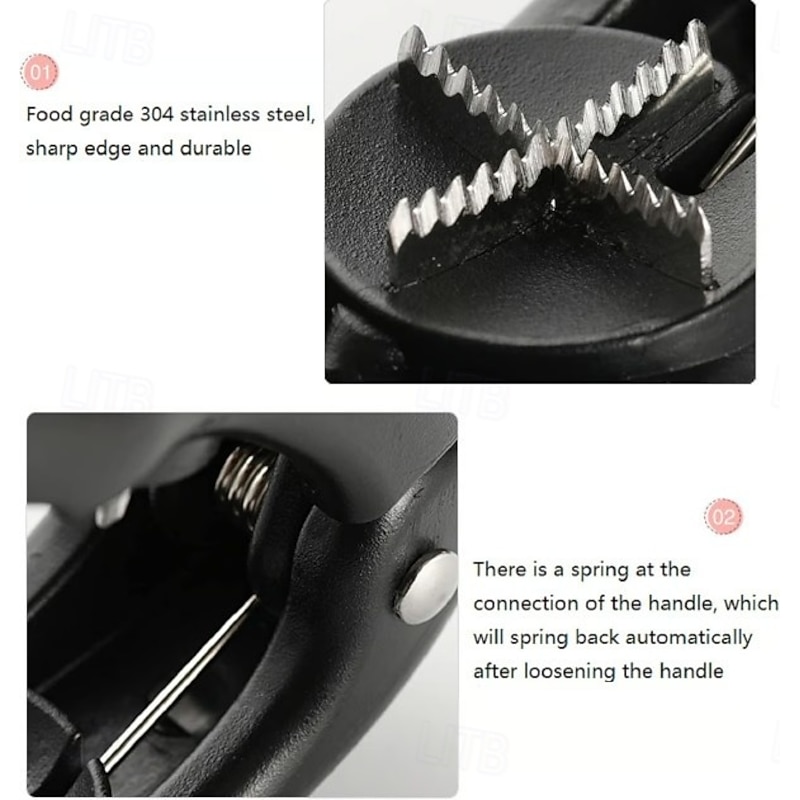 Chestnut Peeler Nut Cracker Tool Stainless Steel Cross Cutter Multifunctional Walnut Clamp Chestnut Shell Opener Durable Kitchen Gadget For Easy Nut Opening Home Cooking Accessories4