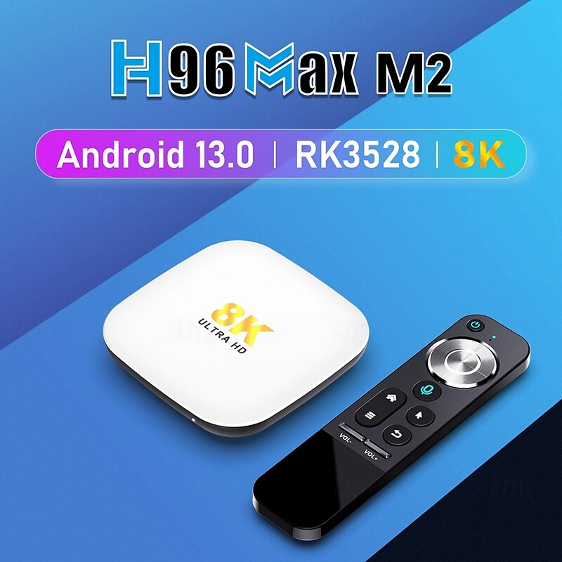 LEMFO H96Max M2 Smart TV Box Android 13 RK3528 8K 1000M WIFI6 DDR4 Set Top Box Voice Control Android TV Box Media Player2