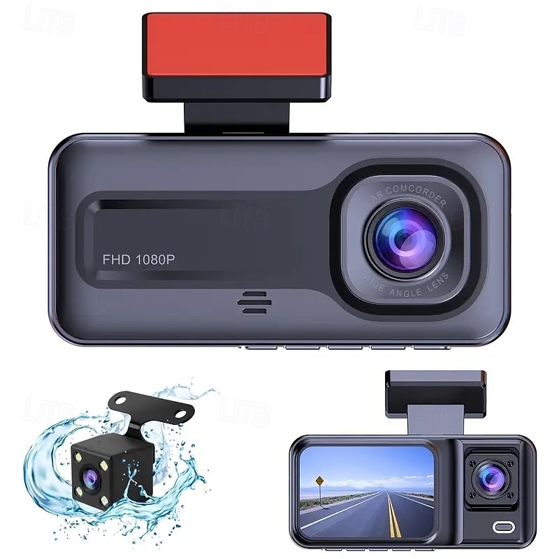 1080p Full HD / Boot automatic recording Car DVR 90 Degree Wide Angle CMOS 2 inch IPS Dash Cam with Loop recording / Fast recording / Video + photo 4 infrared LEDs Car Recorder2