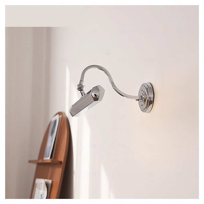 Indoor Wall Light With Swing Arm Wall Lamps Gold Vanity Light Modern Wall Lamps Bedroom Picture Decor Art Reading Wall Lighting for PicturesFrames&Mirros