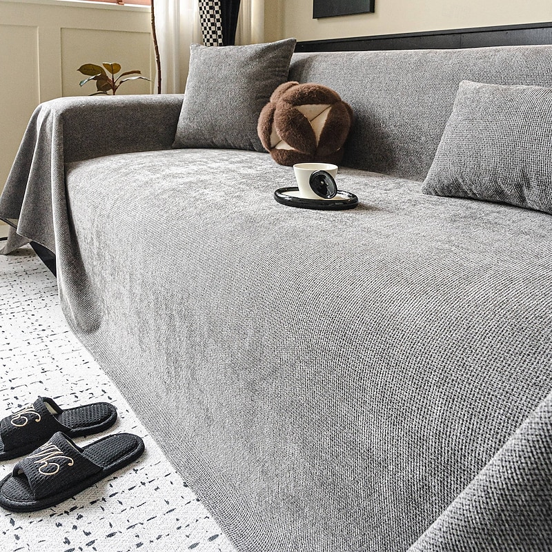 Waterproof Sofa Cover, Cat Scratch Resistant Couch Throw Blanket, Non-Slip Sofa Protector for All Seasons, Washable Furniture Cover for Living Room Pet Friendly2