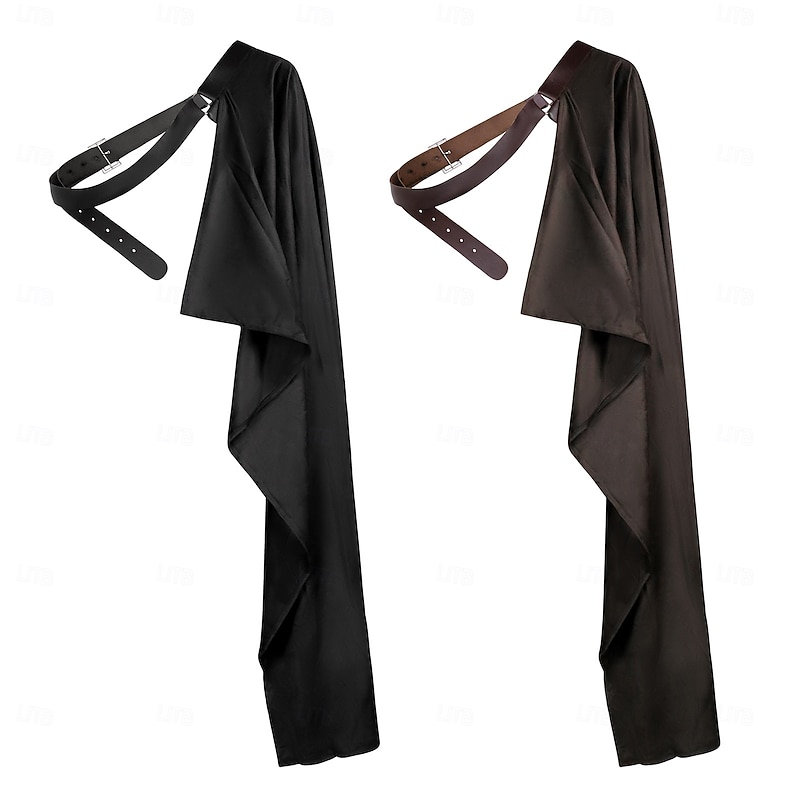 Retro Vintage Medieval Renaissance Armor Cloak Wristband Warrior Viking Fancy Dress Unisex Viking Halloween Carnival Performance LARP Ren Faire Adults Cloak Wrist Brace All Seasons3