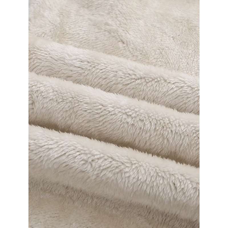 Women's Sweatpants Vacation Vintage Ethnic Style Full Length High Waist Heart Drawstring Pocket Fleece Thermal Warm Windproof Comfy Micro-elastic Formal Vacation Street Pink Gray Winter Regular Fit4