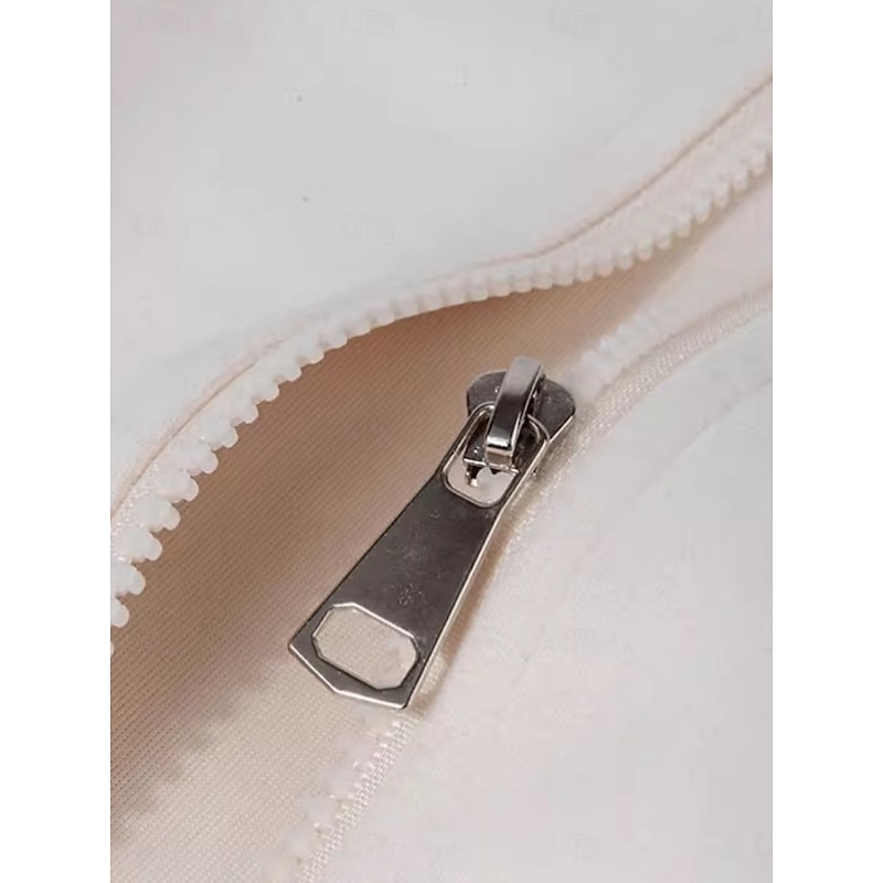 Women's Sherpa Jacket Casual Jacket Comfortable Breathable Zipper Casual Plain Vacation Street Casual Daily Wear Zipper Regular Stand Collar Regular Fit Long Sleeve Outerwear Black Pink Beige Spring3