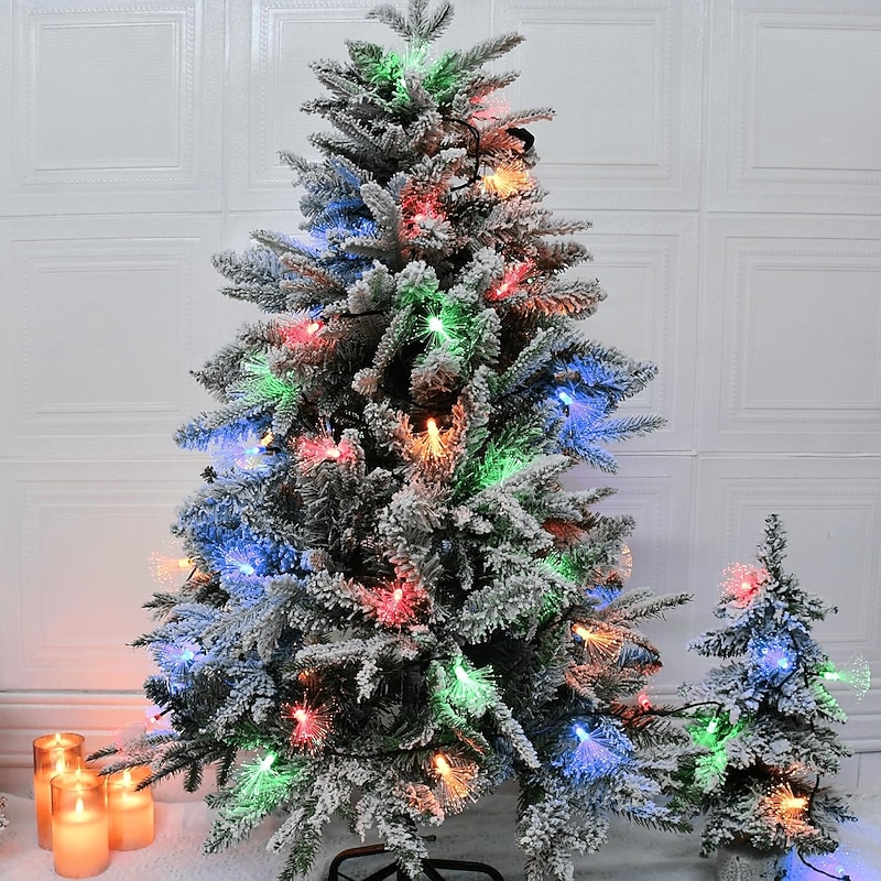 Optic Fiber Fairy String Light 1.5M10LED/3M20LEDs Battery Operated LED String Light Lamp for Wedding Bedroom Home Window Decoration