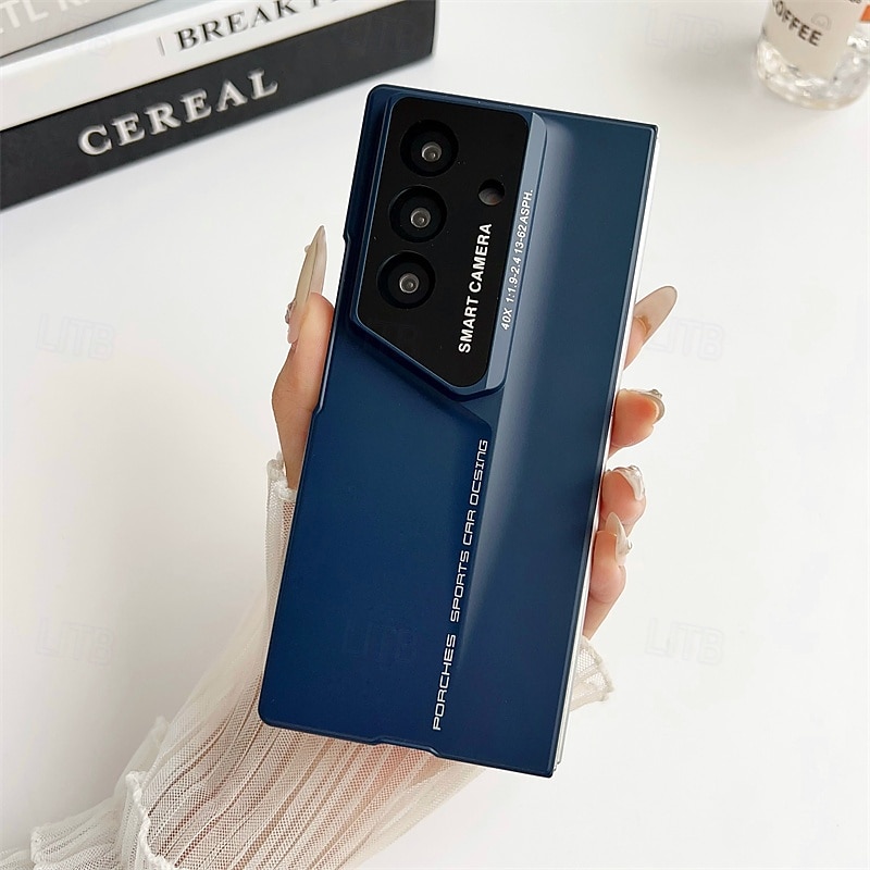 Phone Case For Samsung Galaxy Z Fold 7 Z Fold 6 Z Fold 5 Z Fold 4 Back Cover with Screen Protector Full Body Protective Camera Lens Protector Retro Armor PC2