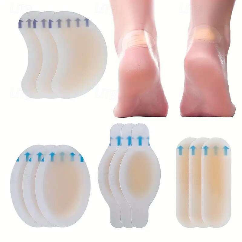 20pcs Transparent Invisible Gel Toe Pads – Thickened Anti-Friction Foot Cushions, Forefoot and Heel Gel Pads, Waterproof and Blister-Preventing Foot Care Inserts2