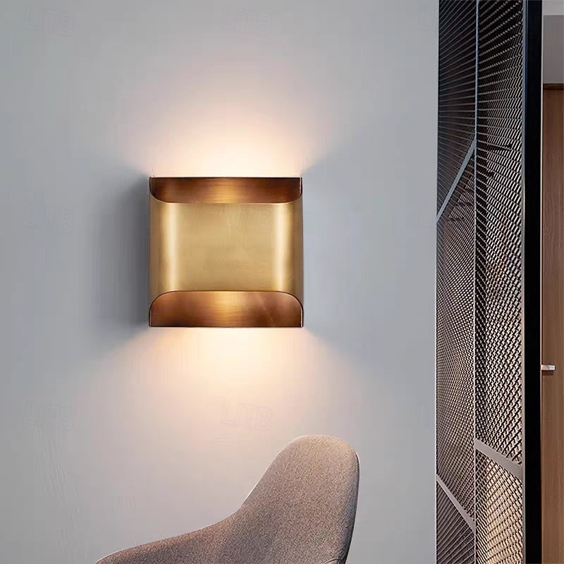 Luther Brass Two-Light Wall Sconce, Decorative Brass Wall Sconce for Bedroom, Living Room or Restaurant, Black Bronze Finish Wall Sconce