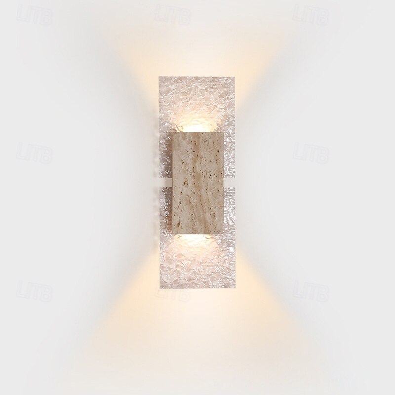 Wall Lamp, Stone Crysta Wabi-sabi Style,Travertine, Bedroom, Living Room, Back Wall, Corridor, Hotel