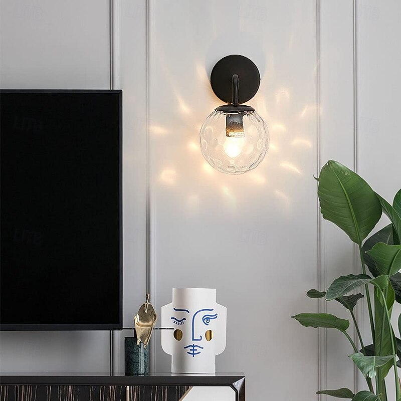 Mini Style Wall Sconce Glass Indoor Wall Lamps for Bedroom Cafes Shops IP20 220-240V Nordic Design3