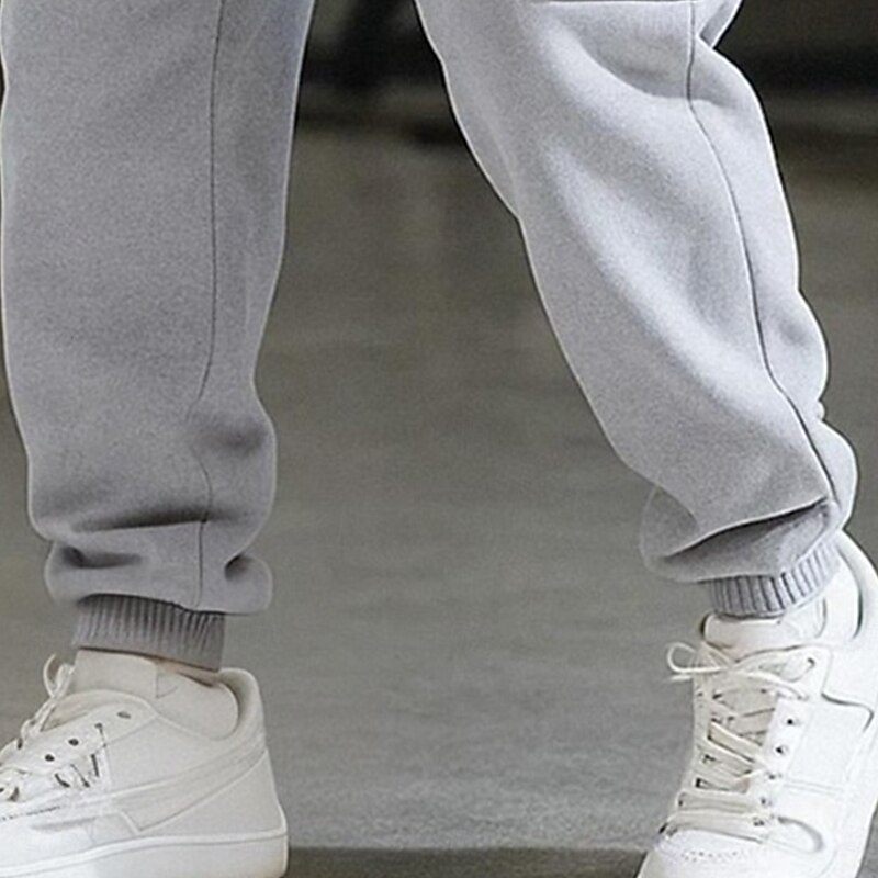 Men's Sweatpants Joggers Athletic Pants Active Pants Trousers Drawstring Pocket Elastic Waist Solid Colored Moisture Wicking Breathable Full Length Outdoor Casual Daily Vacation Fashion Black White3