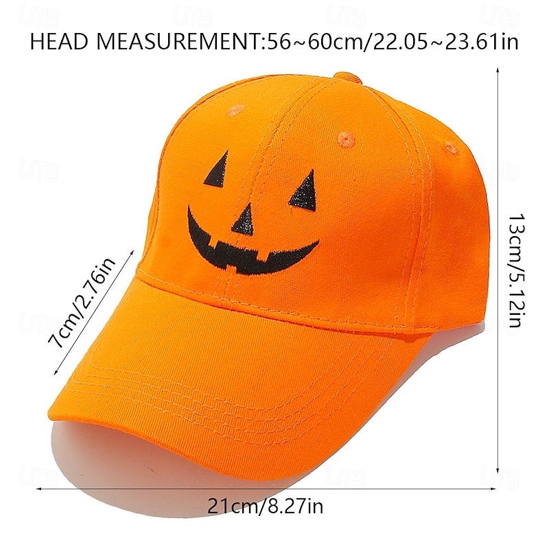 Women's Hat Baseball Cap Cosplay Breathable Halloween Embroidery2