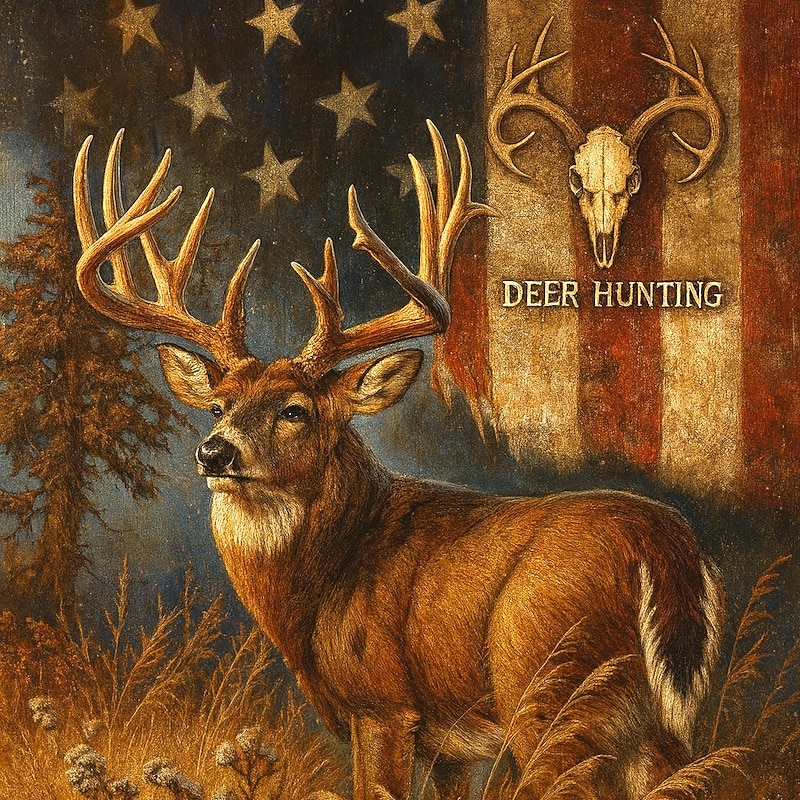 Men's Reindeer American US Flag Shirt Western Shirt Button Up Shirt Long Sleeve Vintage Retro Outdoor Camping & Hiking Hunting Spring Fall Turndown 3D Print Collared Shirts Brown2