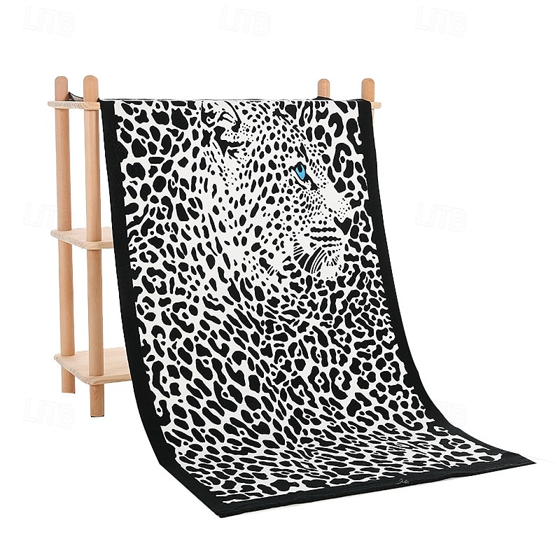 Microfiber Beach Towel, Absorbent Sports Towel, Quick-Dry Swimming Bath Towel, Adult Size with Reactive Print3