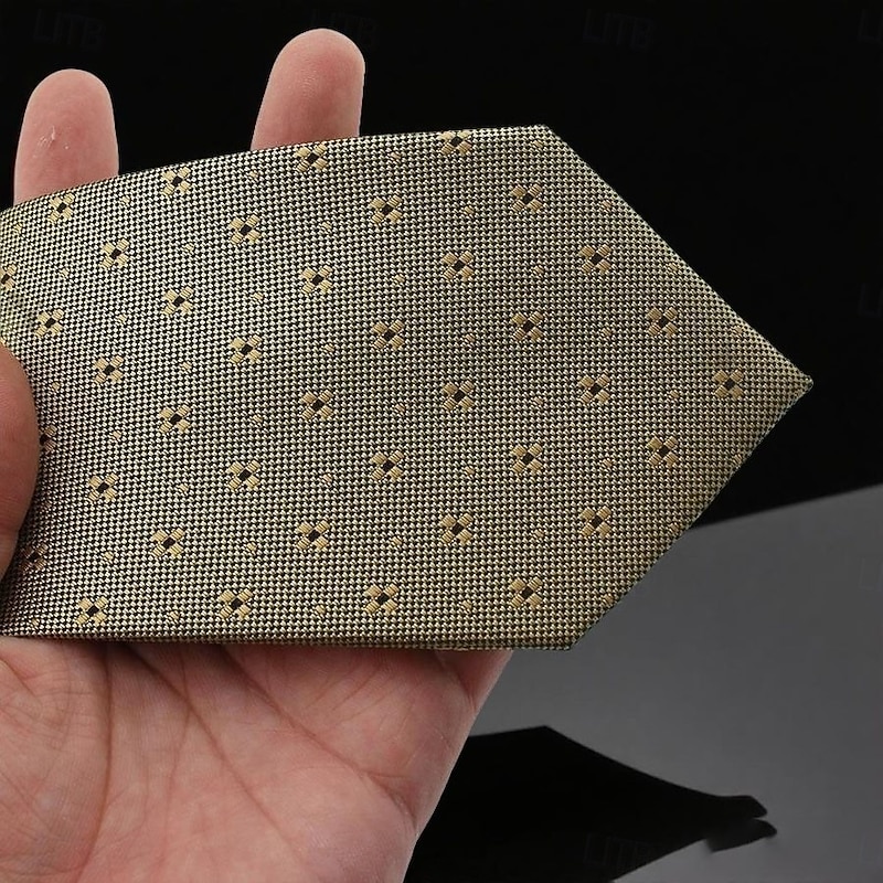 Men's Ties Classic Stripes and Plaid Plaid / Striped / Chevron / Round Formal Evening Date Party & Evening4