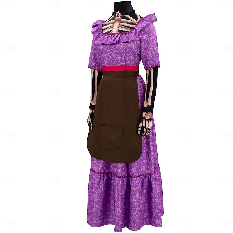 Coco Imelda Rivera Dress Cosplay Costume Cosplay Movie Cosplay for Women's Adults' Halloween Carnival Performance Party Halloween3