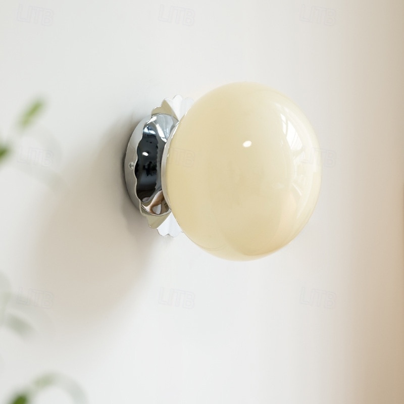 Modern Bauhaus Globe Glass Wall Light