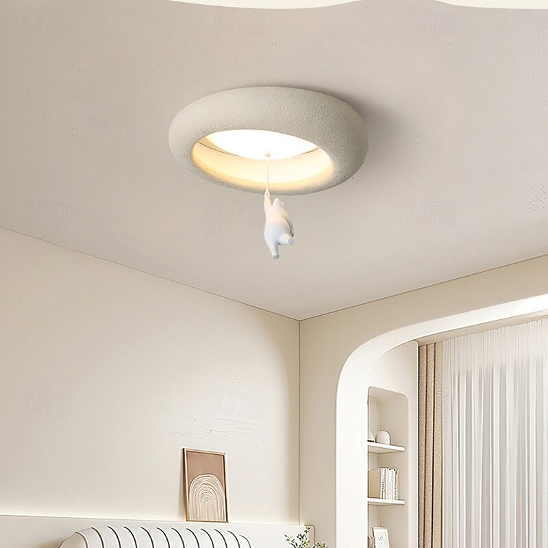 LED Ceiling Light 1-Light 46cm Flush Mount Ceilling Light for Corridor Porch Bar Creative Loft Balcony Lamps Warm White/White 110-240V2