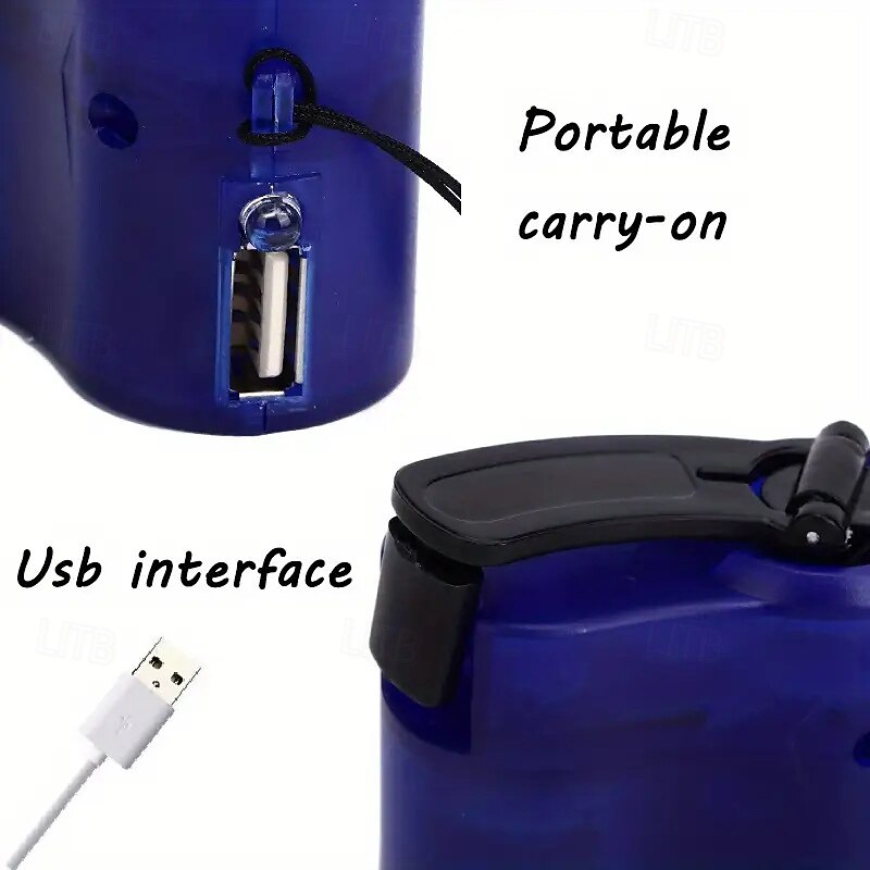 Portable Hand-Crank Generator with USB Charging Ideal for Camping and Emergency Use Durable Design Perfect Surprise Gift4