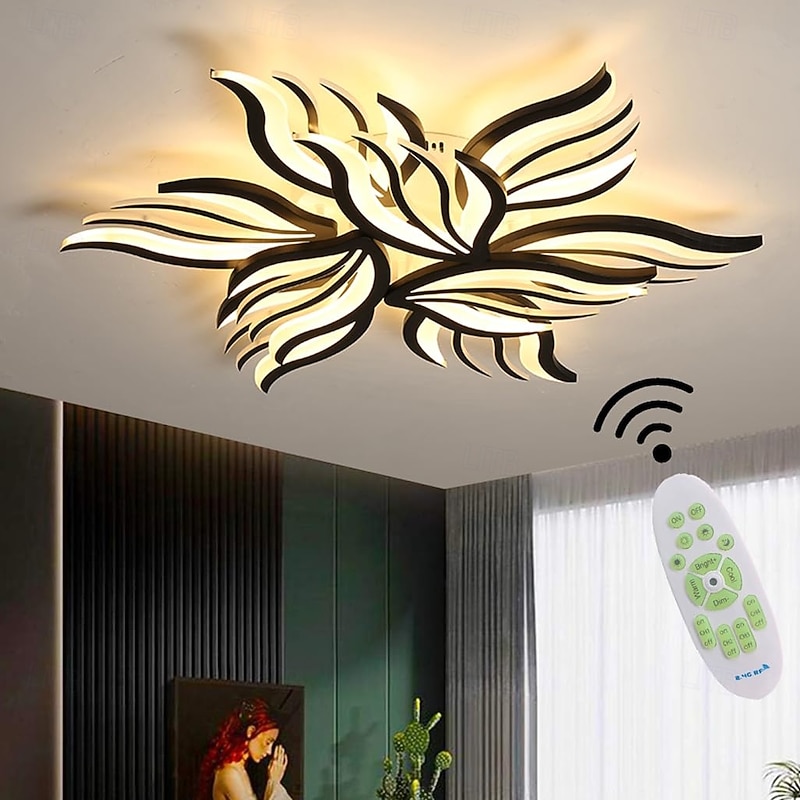 Dimmable Cluster Design Ceiling Lights Plastic Artistic Style Modern Style Novelty Black LED Modern 110-240 V 2026 - €189.99