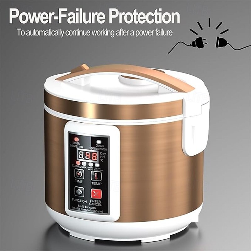 6 Liter Black Garlic Fermenter Automatic Garlic Fermenter Yogurt Machine With Temperature Control2