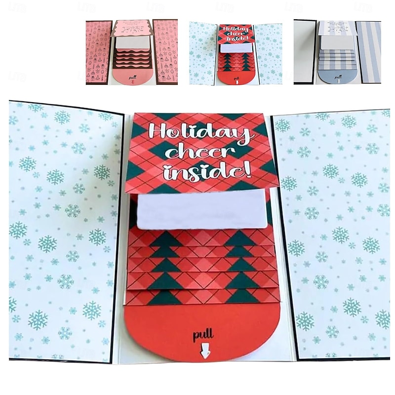 Christmas Gift Card Holder Book – Handmade Holiday Surprise, Festive Design & Heartfelt Gifting