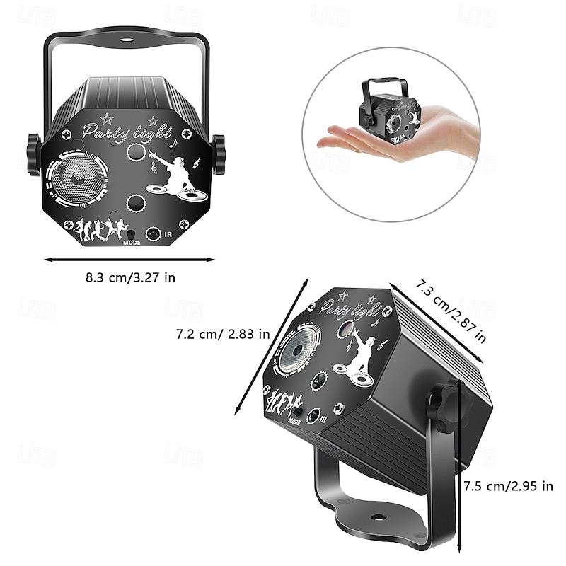 1Pcs Halloween Christmas Projector Light LED Holiday Night Light with USB Powered Laser Projection for Home Indoor Outdoor Wall Party Decor3