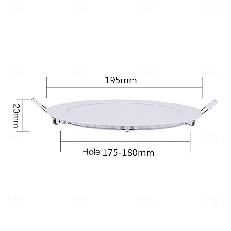 1pcs LED Panel Lights 15W Ceiling Downlight Panel Light 220V Indoor Lighting2