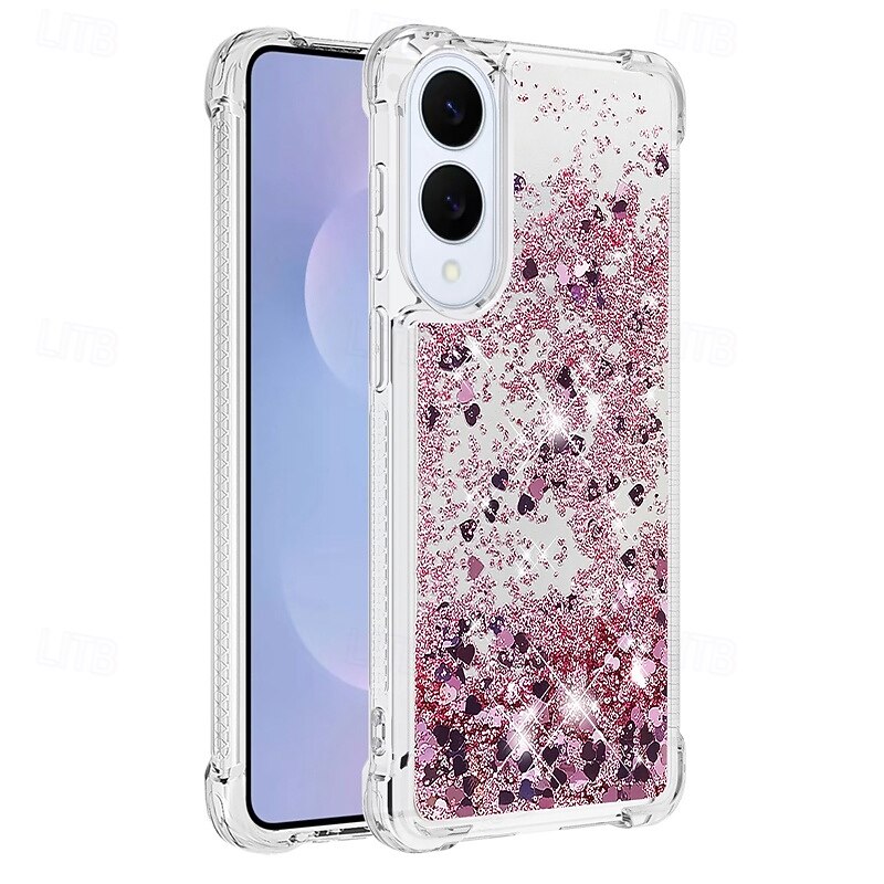 Phone Case For Samsung Galaxy S25 S24 S23 S22 Plus  Ultra A56 A36 A26 A16 A55 5G A35 5G Wallet Case Bling Glitter Shiny Shockproof Color Gradient PC2