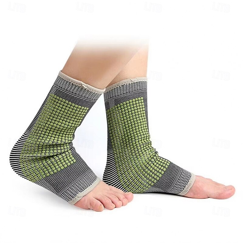 Tourmaline Self-Heating Socks Warm Thermal Health Care pressurize ankle Protect Sock Short Heated Non-slip Dots Socks Heat Generation Dot 1 Pair Cozy Self-heating Ankle Protector Sweat Absorption2