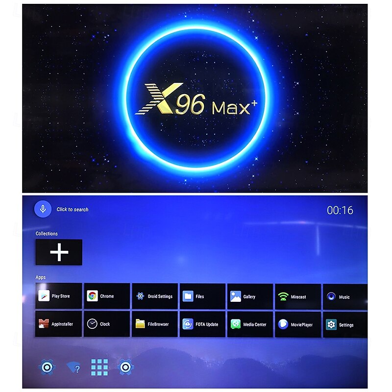 X96 MAX Plus 4GB 64GB 32GB Smart TV Box Android 9.0 Amlogic S905X3 Quad Core Wifi 4K Youtube X96Max Plus Set Top Box 2GB 16GB4