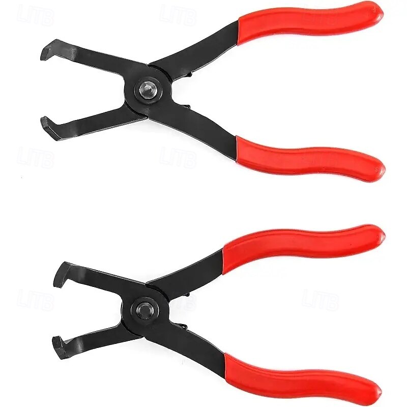 Carbon Steel Universal Panel Clip Pliers Set, 30&80 Degree Angles Auto Repair Interior Round Nail Removal Pliers for Automotive Retainer & Anchor Removal4
