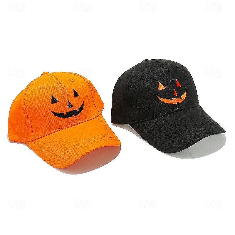 Women's Hat Baseball Cap Cosplay Breathable Halloween Embroidery3