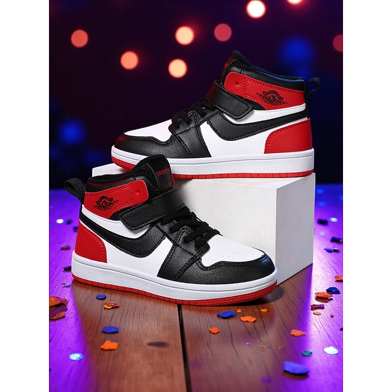 Korean Idol Inspired Pop Star Costume Shoes Girls'  Sneakers  Design with Velcro Strap and Lace-Up Style for Casual Wear and Sports Activities