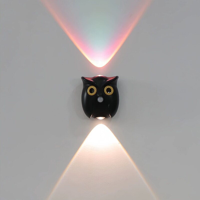 Owl Smart Night Light USB Rechargeable Motion Sensing Mural Spotlight for Bedroom Hallway Staircase Staircase Decoration Christmas Gift3