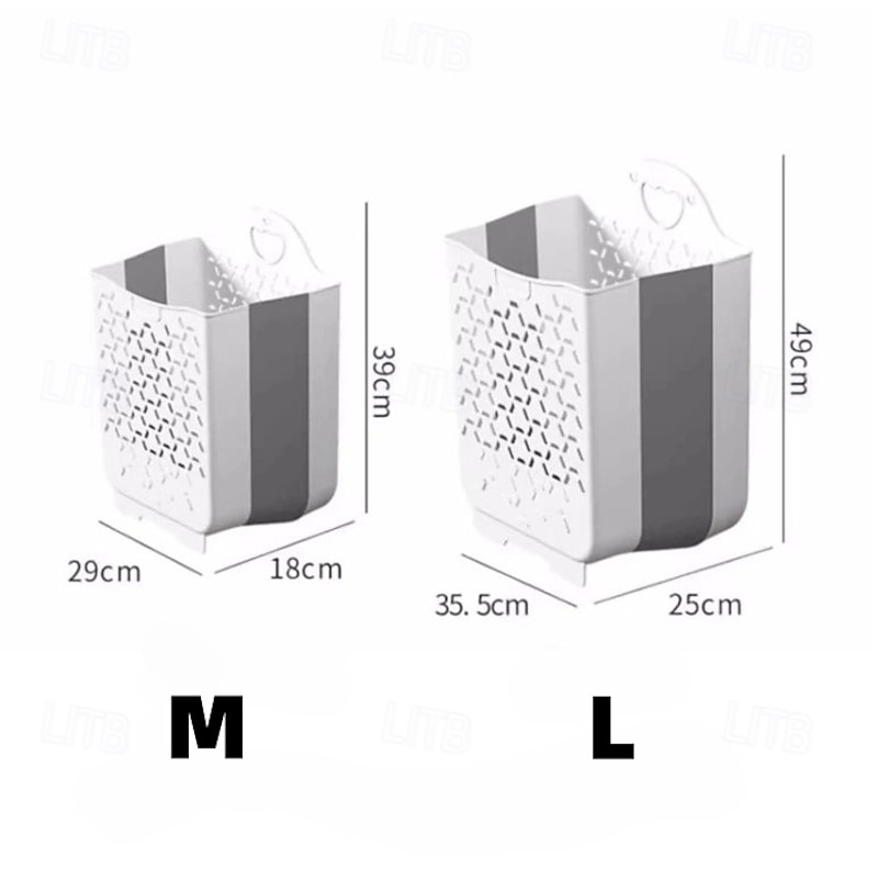 TAILI Collapsible Laundry Basket- Large Laundry Basket Hamper with 2 Handles- Space Saving Foldable Storage Container/Organizer2