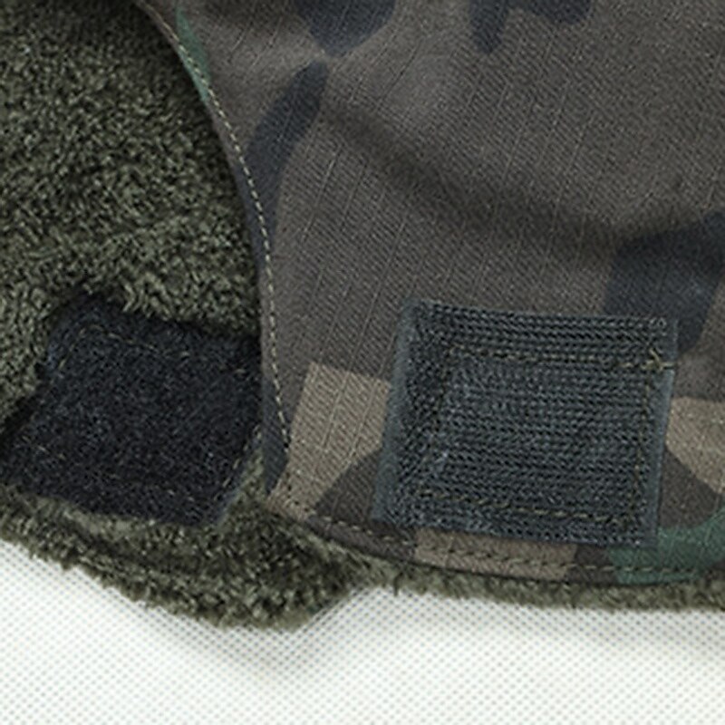 Men's Hiking Jacket Fleece Jacket Puffer Jacket Thermal Set Winter Outdoor Camo Thermal Warm Top Black Green4