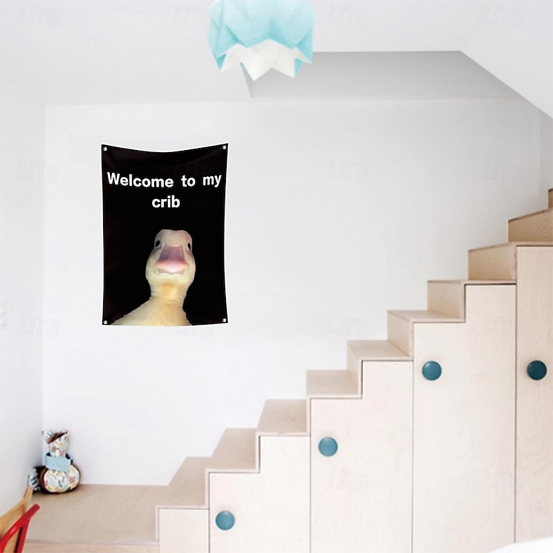 Tapestry Banners Blanket Duck 3D Funny Bedroom Living Room Dorm Teens Room College Dorm Wall Porch Home Decor3