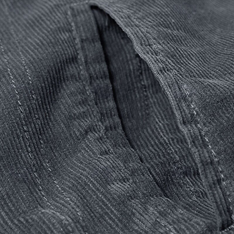 Men's Winter Jacket Corduroy Jacket Fleece Jacket Casual Jacket Vacation Daily Thermal Warm Pocket Fleece Winter Plain Fashion Streetwear Lapel Regular Khaki Army Green Coffee Gray Jacket3